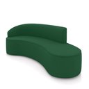 Ver imagem 1 de Sofá 4 Lugares Orgânico 220 Cm Morgan Veludo Verde D03 - D’Rossi