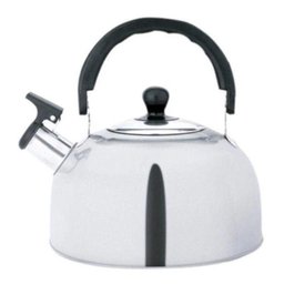 Chaleira Inox 1,5 Litros com Apito Bule Termico Grande Gold Plus Cafe Cha Agua Luxo Vermelho - 6