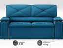 Ver imagem 4 de Sofá com Porta Copos Retrátil e Reclinável Pop 1,54m Velosuede Royal - Netsofas