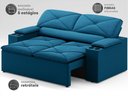 Ver imagem 3 de Sofá com Porta Copos Retrátil e Reclinável Pop 1,54m Velosuede Royal - Netsofas