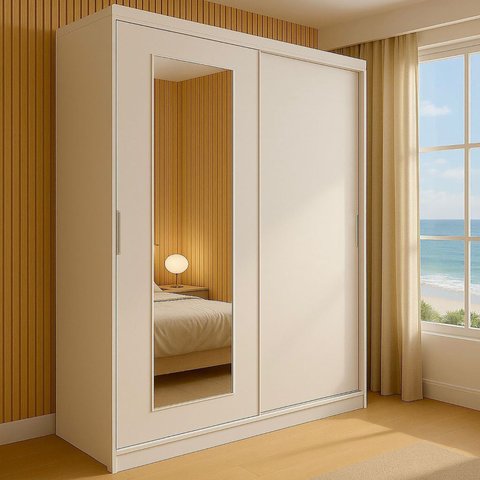 Quarto Completo Guarda Roupa + Mini Cama Princesa Infantil