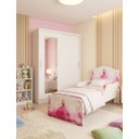 Ver imagem 6 de Quarto Completo Guarda Roupa + Mini Cama Princesa Infantil
