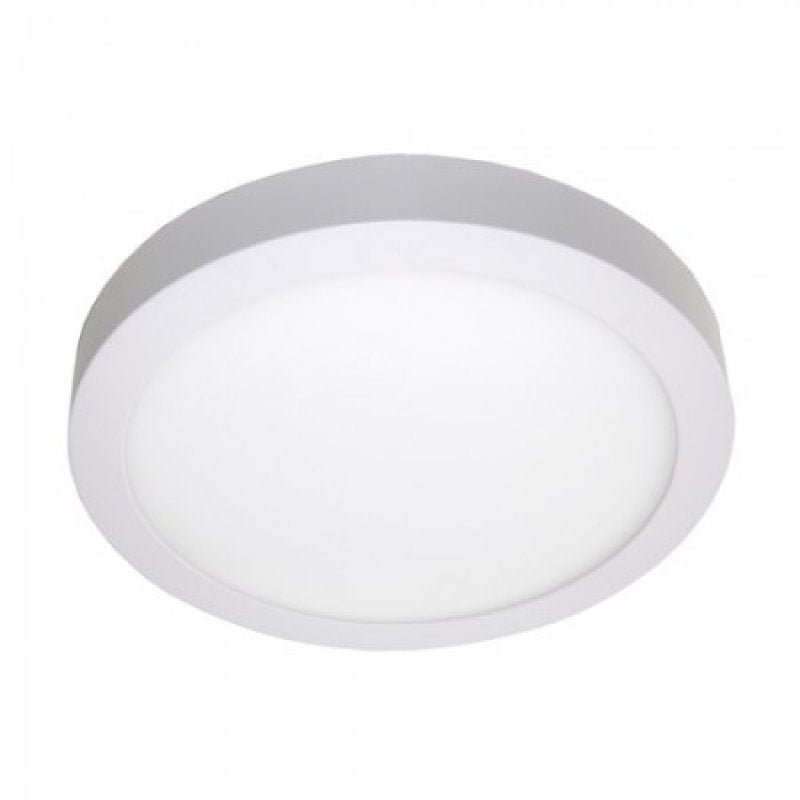 Plafon LED de Sobrepor Redondo 24W - 30cm Branco Frio 6000K - 1