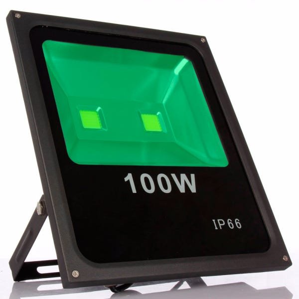 Refletor Led 100W VERDE Uso Externo - 1