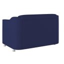 Ver imagem 4 de Sofá Namoradeira 2 Lugares Tilla Sala de Espera – Balaqui Decor Cor:azul Marinho