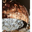 Ver imagem 3 de Lustre Cristal Pendente Plafon 40cm Cobre Decoração - Cobre