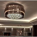 Ver imagem 4 de Lustre Cristal Pendente Plafon 40cm Cobre Decoração - Cobre
