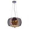 LUSTRE CRISTAL PENDENTE PLAFON 40 CROMADO DECORAÇÃO- CROMADO - 1