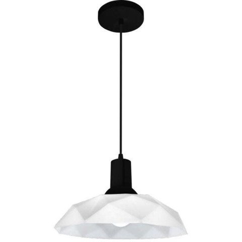Lustre/pendente Sides M3 P/ Sala/quarto/balcão Praia Startec Cor Branco com Preto