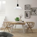 Ver imagem 2 de Lustre/pendente Sides M3 P/ Sala/quarto/balcão Praia Startec Cor Branco com Preto