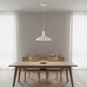 Ver imagem 5 de Pendente Chapéu Vidro Ice Branco 30cm Luminária Design Moderno Prato E27