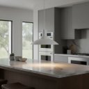 Ver imagem 6 de Pendente Chapéu Vidro Ice Branco 30cm Luminária Design Moderno Prato E27