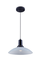Ver imagem 6 de Pendente Chapéu Vidro Ice Preto 30cm Luminária Design Moderno Industrial E27