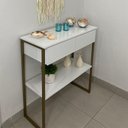 Ver imagem 7 de Aparador Industrial Dijon Branco - Olivar Móveis