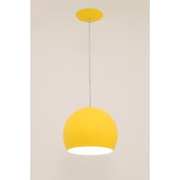LUSTRE PENDENTE BARCELONA AMARELO AUREMAR - 1