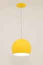 Ver imagem 1 de LUSTRE PENDENTE BARCELONA AMARELO AUREMAR