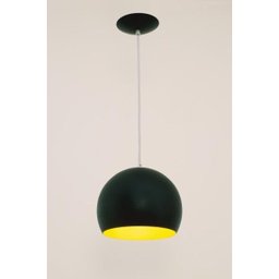 LUSTRE PENDENTE BARCELONA PRETO AUREMAR - 1