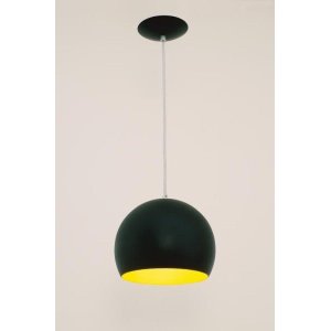 LUSTRE PENDENTE BARCELONA PRETO AUREMAR