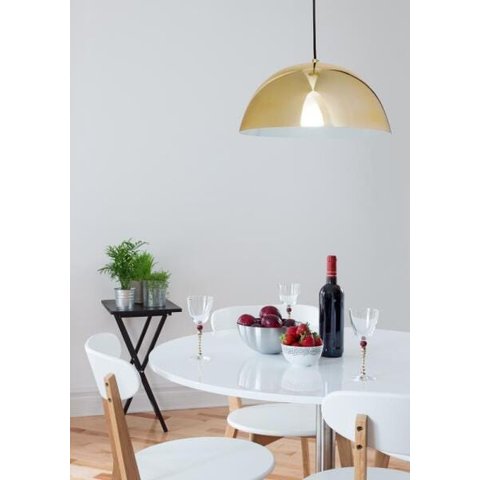 LUSTRE PENDENTE BILBAO 32CM DOURADO AUREMAR