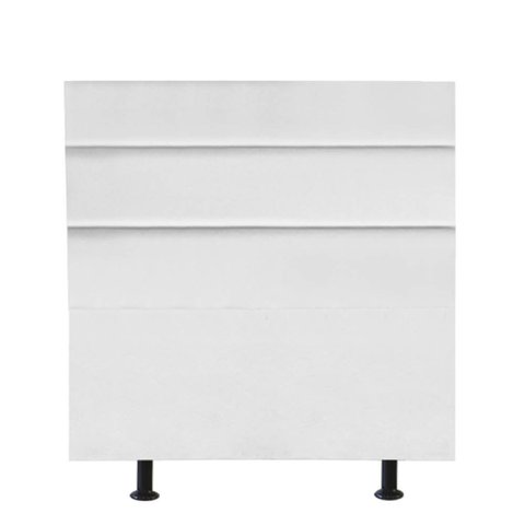 Cabeceira Estofada Argentina 100cm Solteiro Para Cama Box Quarto Suede Branco - Gat Magazine
