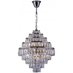 Lustre Pendente Cristal Legítimo Florença Belle 45CM Startec Bivolt Cromado