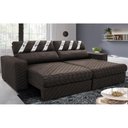 Ver imagem 1 de Sofá Retrátil e Reclinável 2,15m Molas Ensacadas Cama inBox Silver Style Thermo Gel Linho Marrom