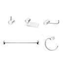 Ver imagem 1 de Kit Acessórios Docol para Banheiro Single Chrome Cromado