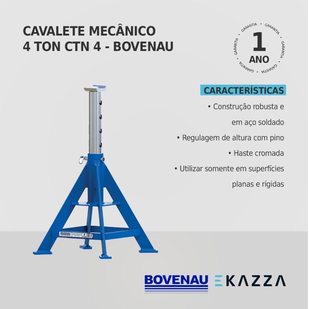 Cavalete Mecânico 4 Toneladas Ctn4 - Bovenau - 2