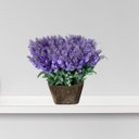 Ver mais imagens de Kit 12 Flores Artificiais de Lavanda Lilás – Beleza sem Manutenção para Sua Casa