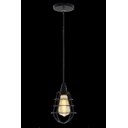 Ver imagem 1 de LUSTRE PENDENTE ARAMADO 14CM PRETO AUREMAR