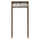 Ver imagem 5 de Porta-Geladeira 103 cm 1 Porta Basculante Rustic/Crema Vik Madesa