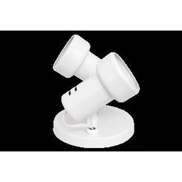 Duplo Spot Baulado Branco Auremar - 1