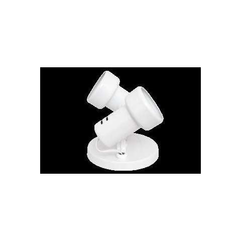 Duplo Spot Baulado Branco Auremar