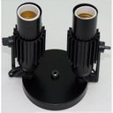 Ver imagem 1 de Duplo Spot Aletado Preto Auremar