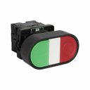 Ver imagem 1 de Botão Duplo Liga/desliga sem Iluminação Arredondado Xb2-eb8325 1na+1nf