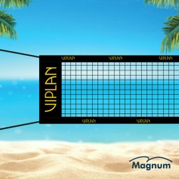 Rede De Vôlei Oficial Personalizada 9,50m X 1,00m (Nylon) Magnum - 2