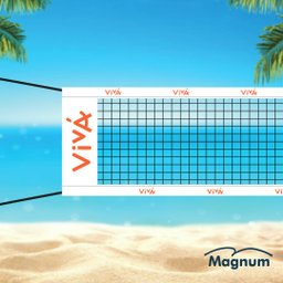 Rede De Vôlei Oficial Personalizada 9,50m X 1,00m (Nylon) Magnum - 3