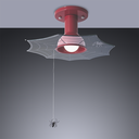 Ver imagem 2 de Lustre/plafon Infantil Homem Aranha Teia 1 Luminária Super Herói Quarto de Menino Startec