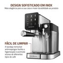 Ver imagem 6 de Cafeteira Espresso Automática Dolce Latte 20 Bar Mondial Preto/inox - Ccl-01 110v