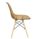 Ver imagem 4 de Kit 3 Cadeiras Charles Eames Cristal Eiffel Wood Designer Transparente