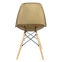 Ver imagem 5 de Kit 3 Cadeiras Charles Eames Cristal Eiffel Wood Designer Transparente