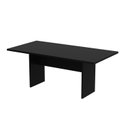 Ver imagem 5 de Mesa de Reunião para Escritório Retangular 6 Lugares 180x90cm ME4203 Preto Tecnomobili