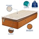Ver imagem 3 de Cama Box Solteiro (box + Colchão) 88x188x71 Brilhante Prorelax Molas Ensacadas Pillow Top- Terracota