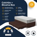Ver imagem 5 de Cama Box com Colchão de Molas Ensacadas Ortobom One Face Plenno Superpocket + Auxiliar de Espuma