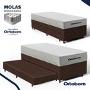 Ver imagem 3 de Cama Box com Colchão de Molas Ensacadas Ortobom One Face Plenno Superpocket + Auxiliar de Espuma