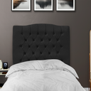 Ver imagem 3 de Cabeceira de Cama Box Solteiro 90 Cm Dunas - Veludo Preto.