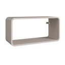 Ver imagem 4 de Prateleira Suspensa Nicho Duplo Linha Curve CV009BDBD 62cm Bege Dunas - Completa Móveis