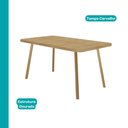 Ver imagem 7 de Conjunto Sala de Jantar 6 Cadeiras Ilia Carraro Carvalho Dourado