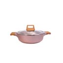 Ver imagem 7 de Jogo de Panelas Antiaderente Mármore Cerâmico Saltê 13 Peças Cor Rosê