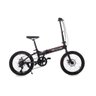 Bicicleta Dobrável em Alumínio Bicystar - Shimano 7V- Super Leve:Preto - 1